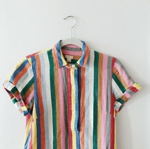 Jcrew Rainbow Stripe Dress (XXS)